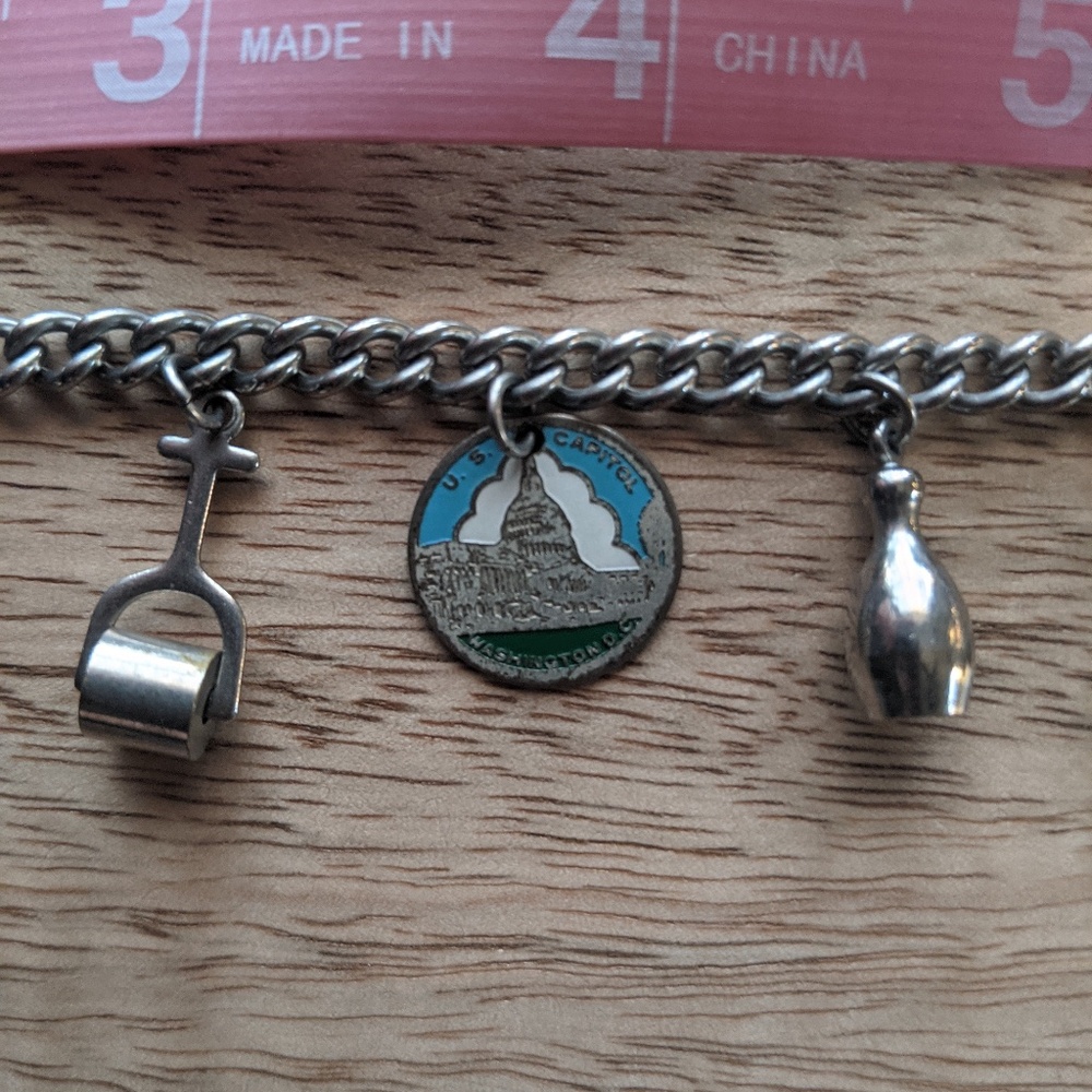 Vintage Washington D.C. Charm Bracelet